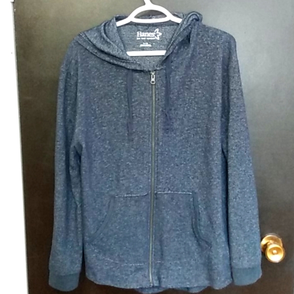 Hanes French Terry Hoodie - Picture 1 of 2